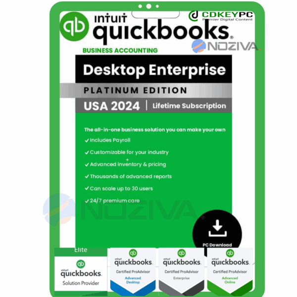 QuickBooks Desktop Enterprise 2024 Lifetime Activation