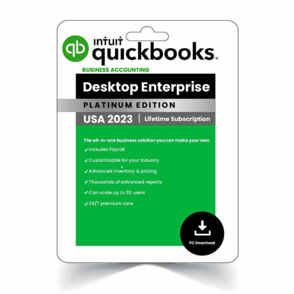 QuickBooks Desktop Enterprise 2023 Lifetime Activation